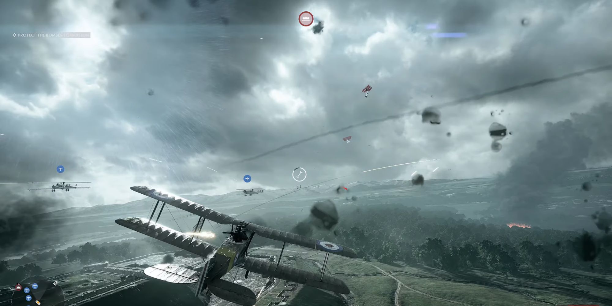 player controls plane during aerial assault in battlefield 1