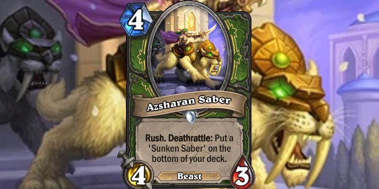 Hearthstone Azsharan Saber