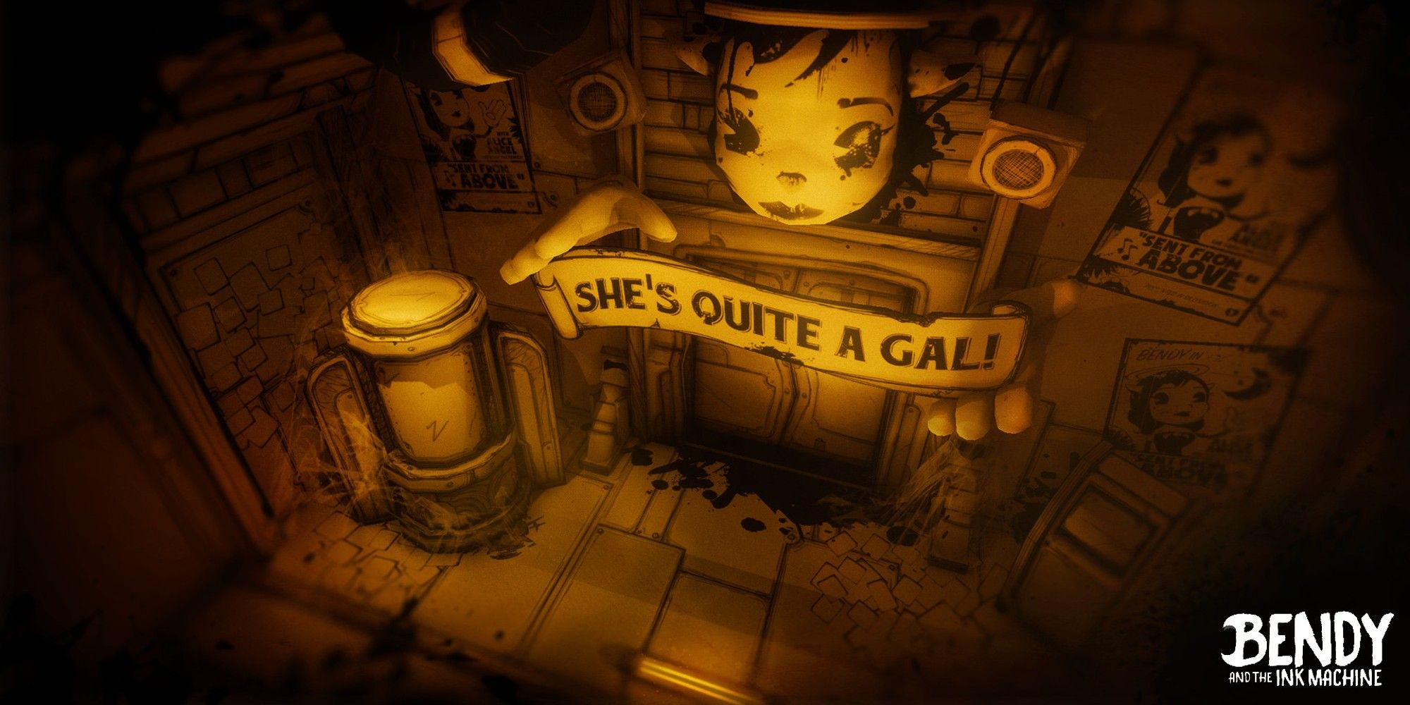 Bendy and the Ink Machine angel&rsquo;s entrance
