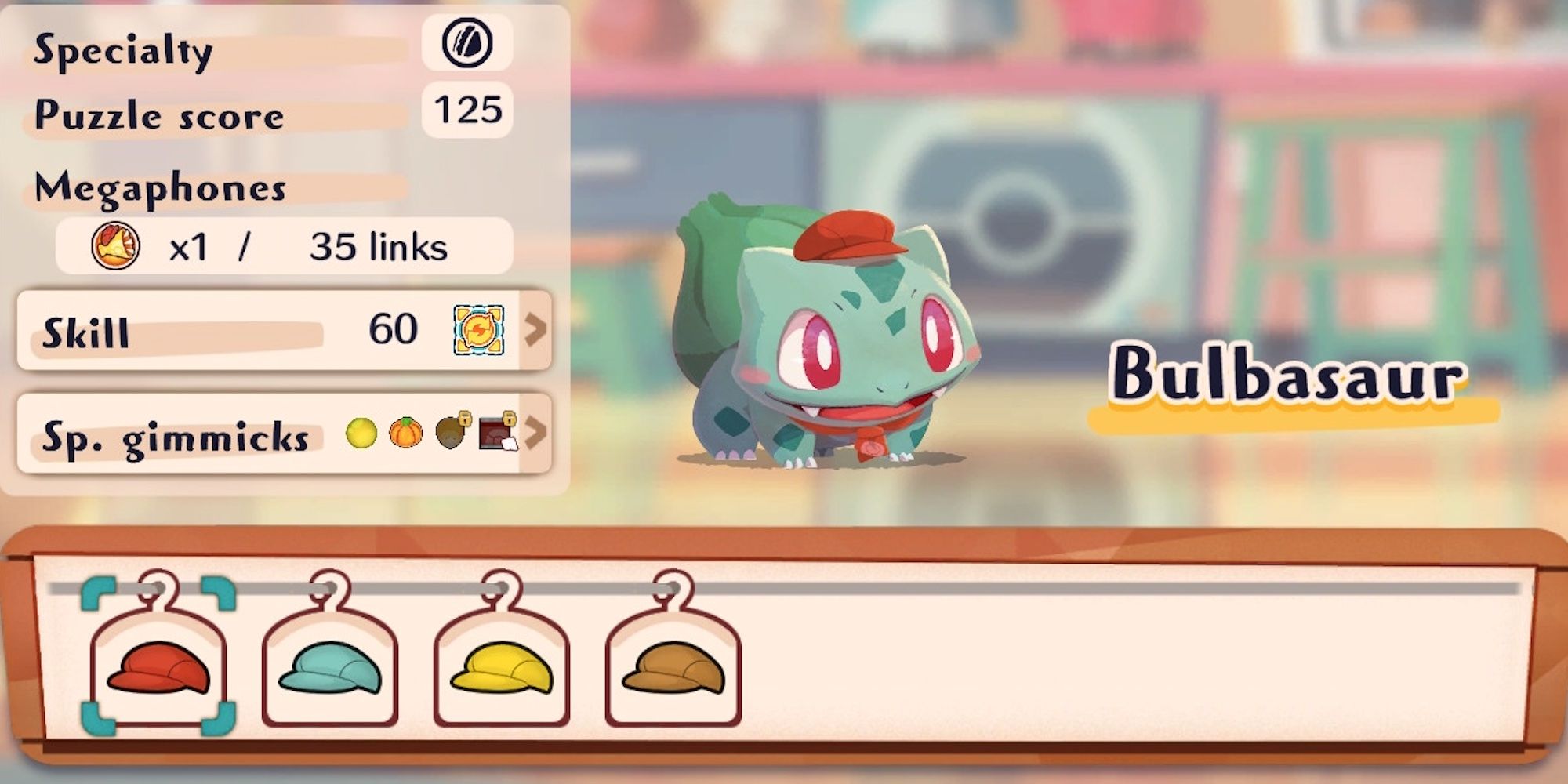 Bulbasaur from Pokemon Cafe Remix