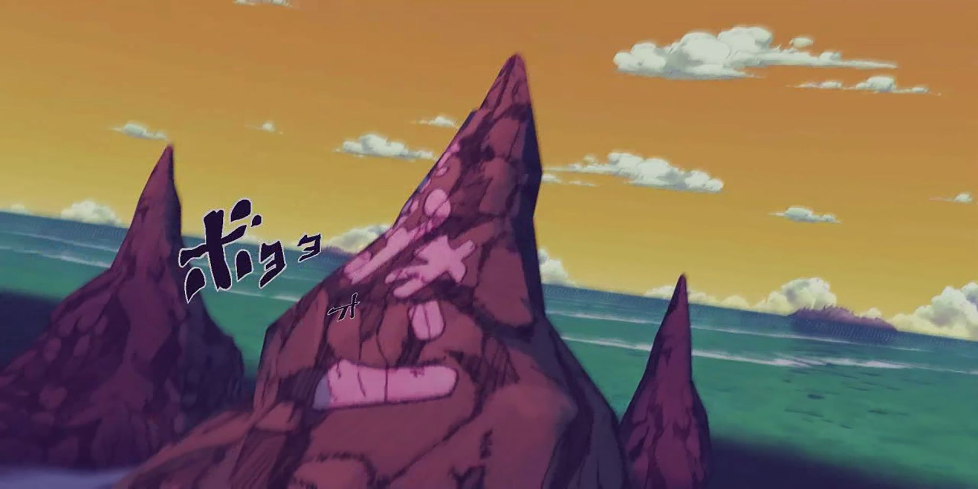 An unobstructed view of the famous Cape Boingy-Boing in JoJo's Bizarre Adventure ASBR.