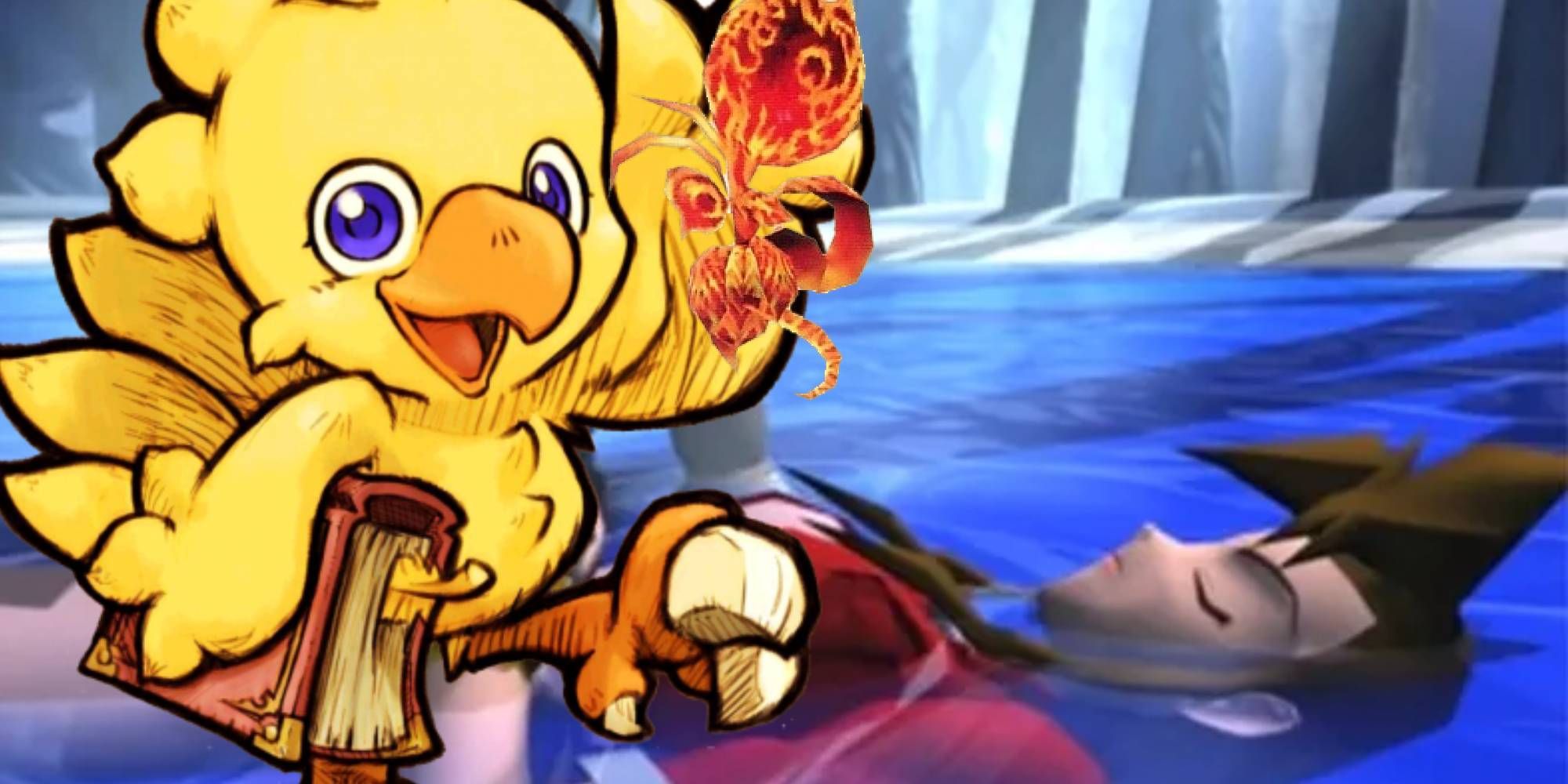 Chocobo Using A Phoenix Down