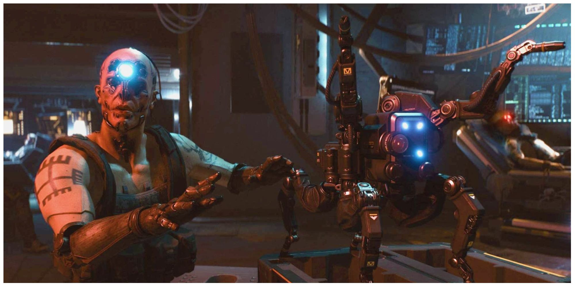 Cyberpunk 2077 mods Scaling robot