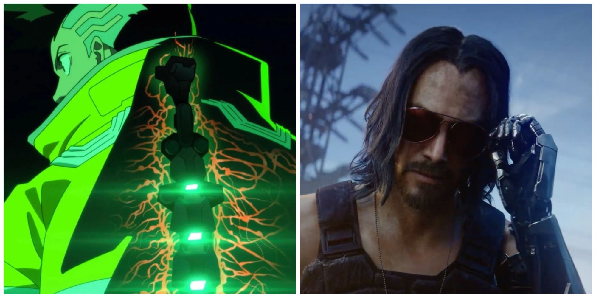 Edgerunners & Cyberpunk 2077 game connections