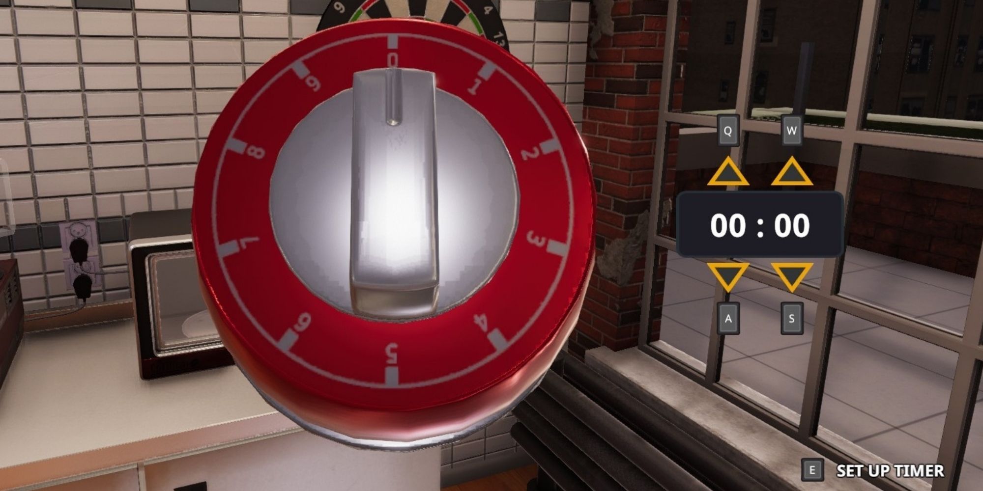 Cooking Timer about to be set in Cooking Simulator