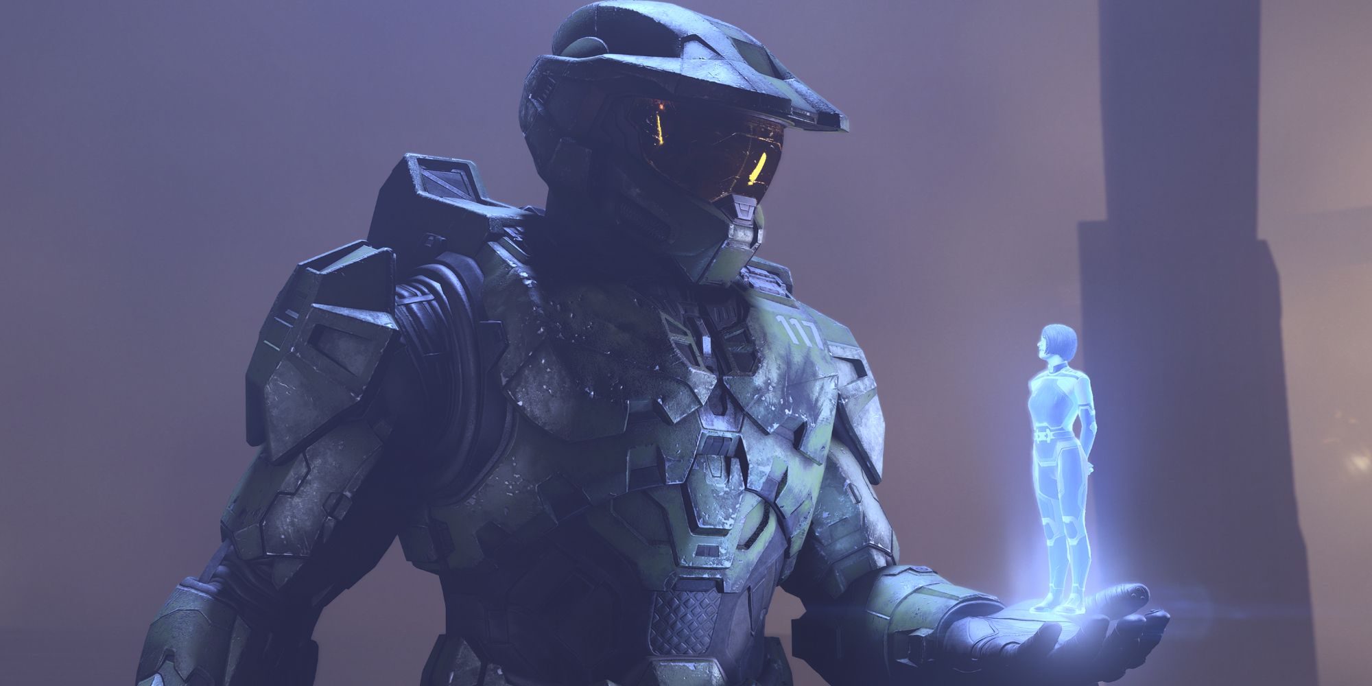 Cortana and Master Chief in Halo Infinite