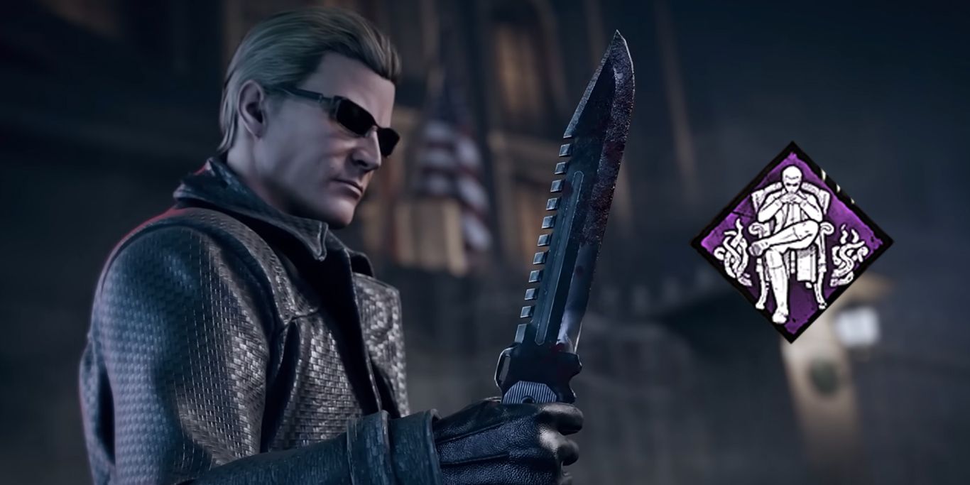 DBD Albert Wesker Holding Knife And Terminus