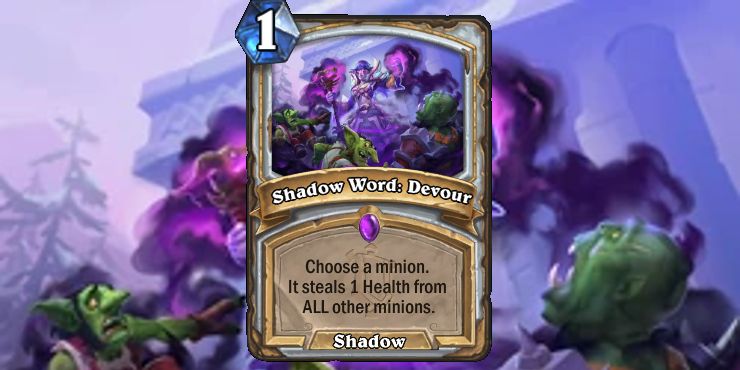 Hearthstone Shadow Word Devour Card