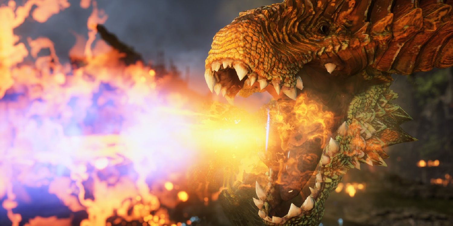 Dragon Age Inquisition Dragon breathing fire