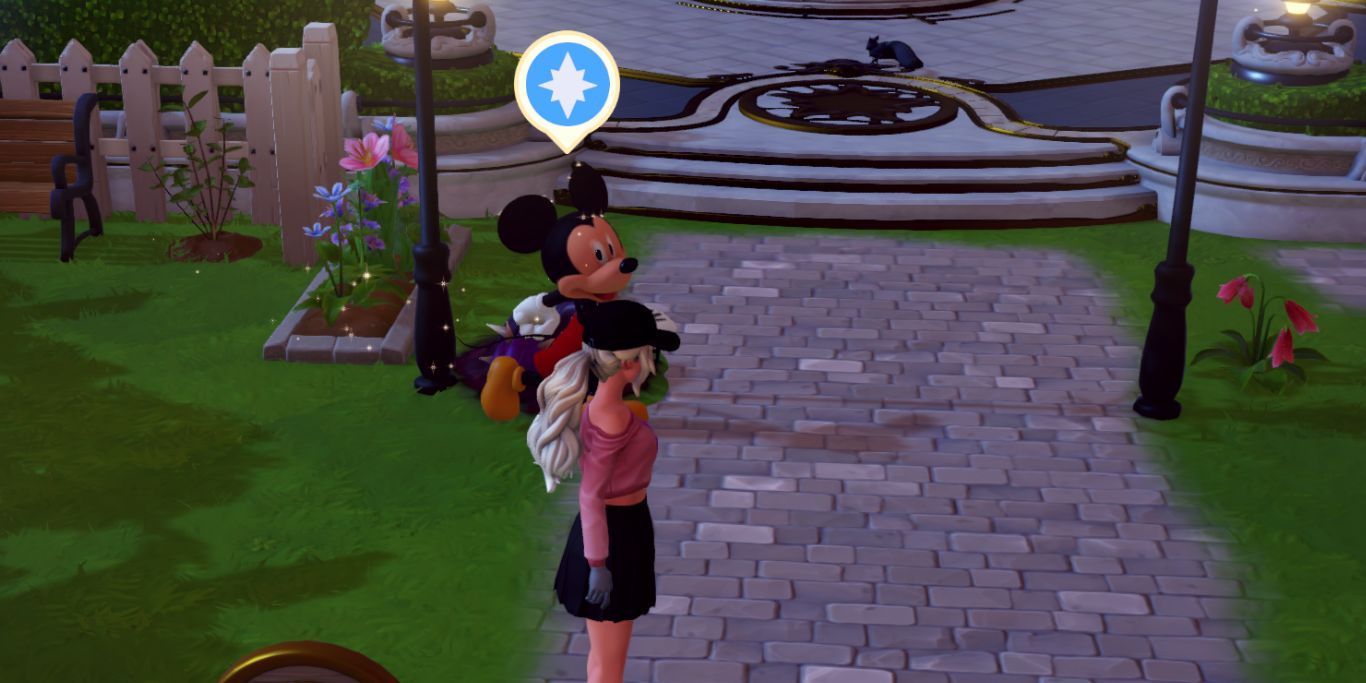 Dreamlight Valley Mickey With Quest Icon