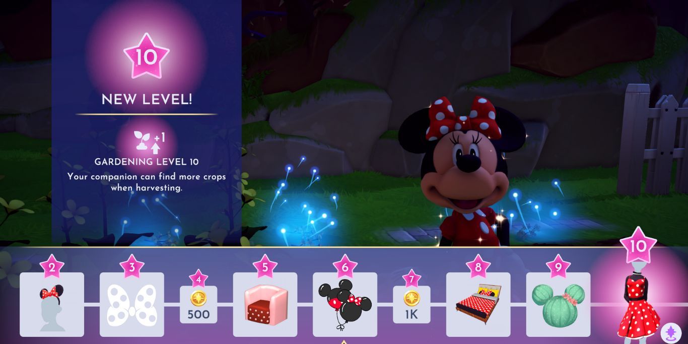 Dreamlight Valley Minnie Mouse Friendship Rewards