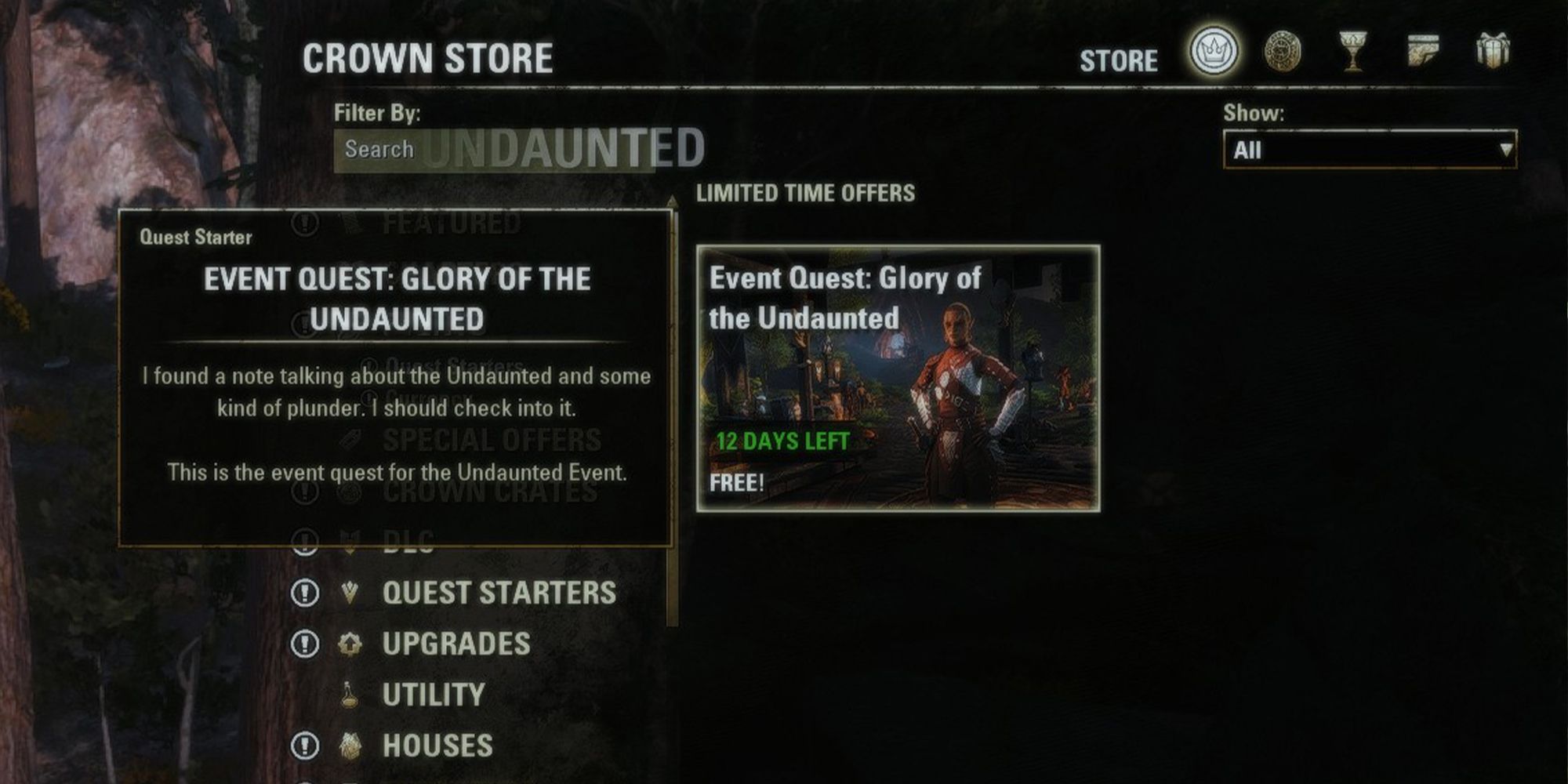 ESO Undaunted quest