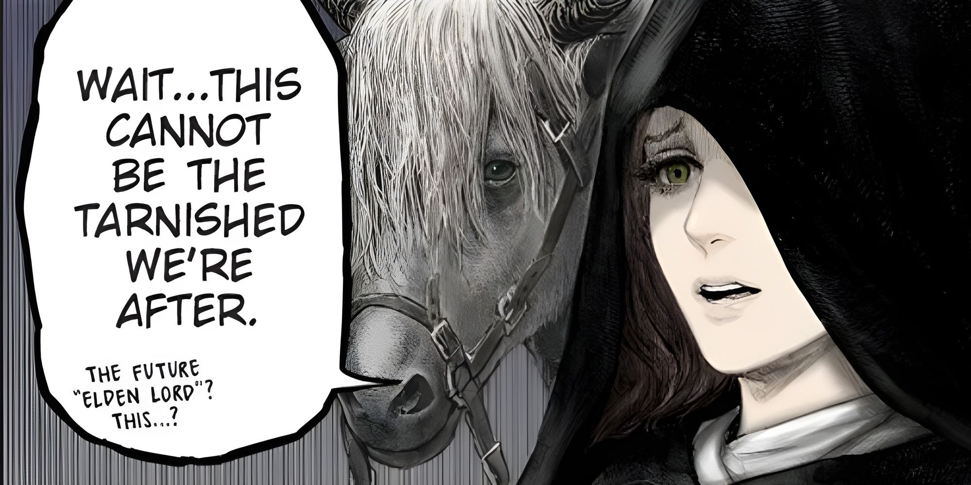 Ranni's followers in the Elden Ring official manga run an action