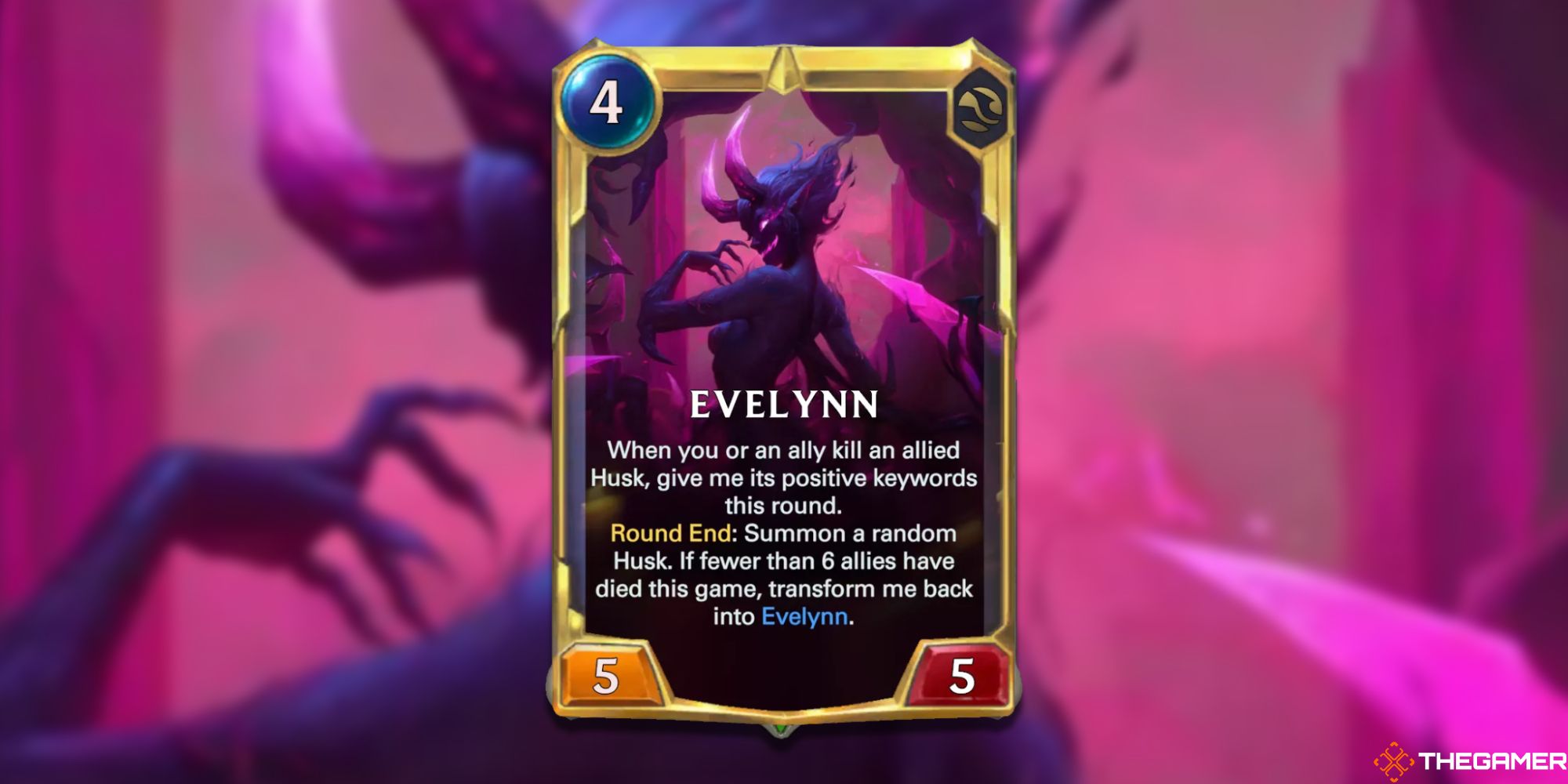 Legends of Runeterra Evelynn evolved