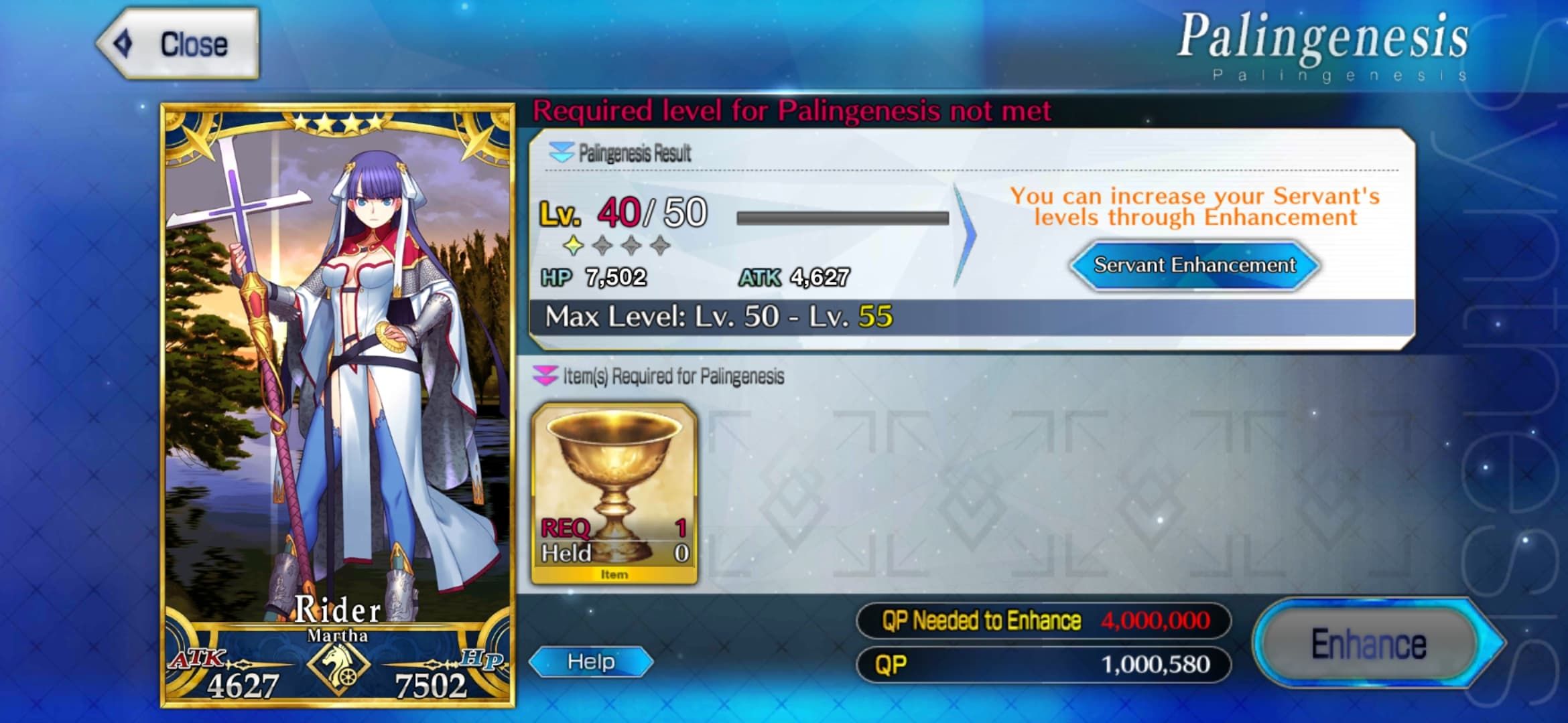 Fate GO Palingenesis