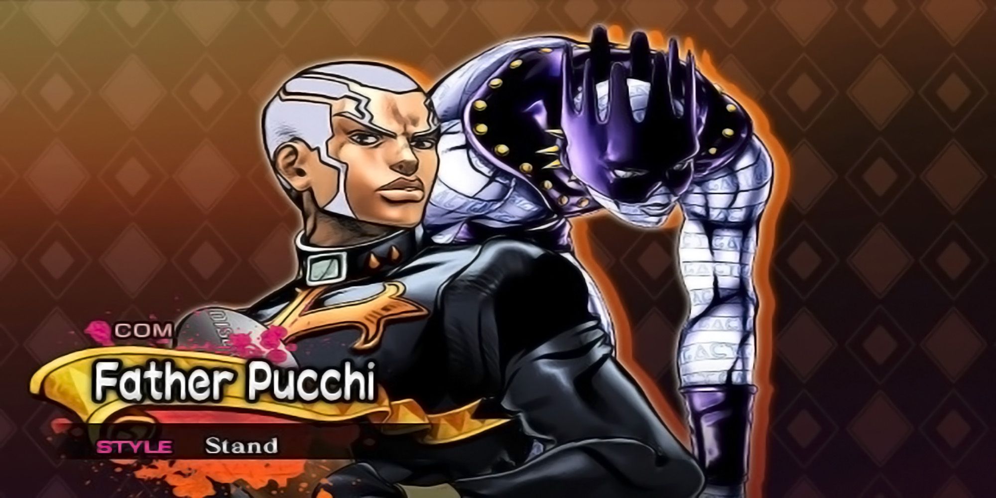 Father Pucchi, from Part 6: Stone Ocean, in Jojo's Bizarre Adventure: ASBR.