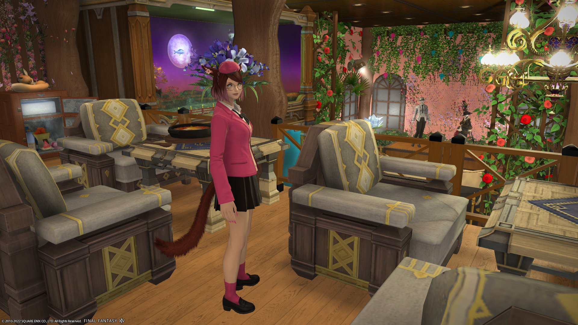 Final Fantasy 14 Cats Boutique and Bistro Sol in the bistro