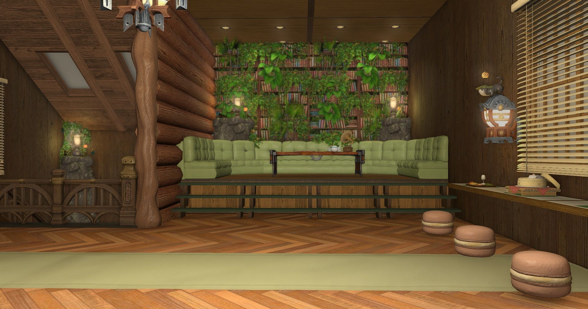 Final Fantasy 14 Otter by the Water cafe interior 2