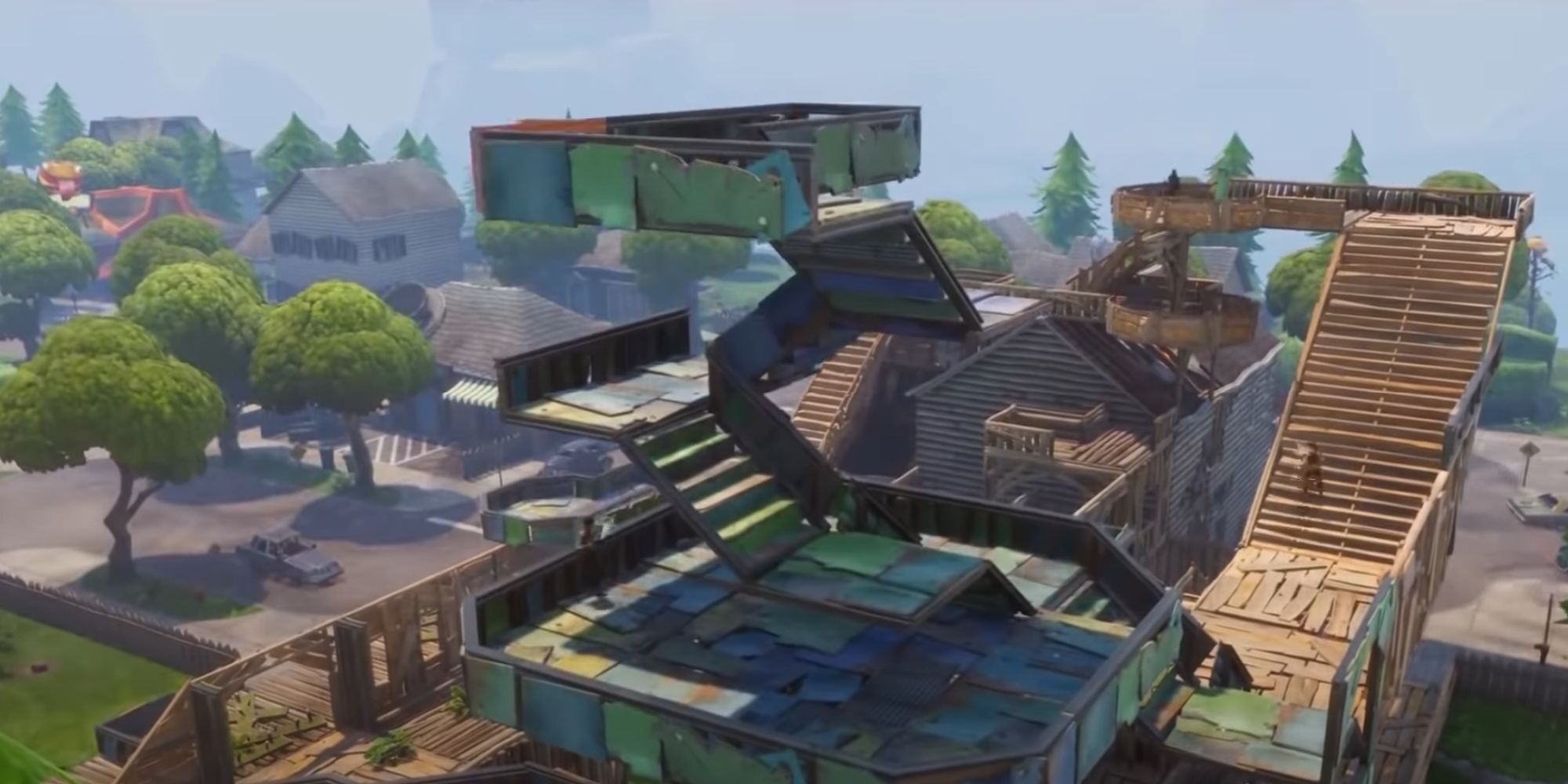 Fortnite Characters Building Upward In Save The World