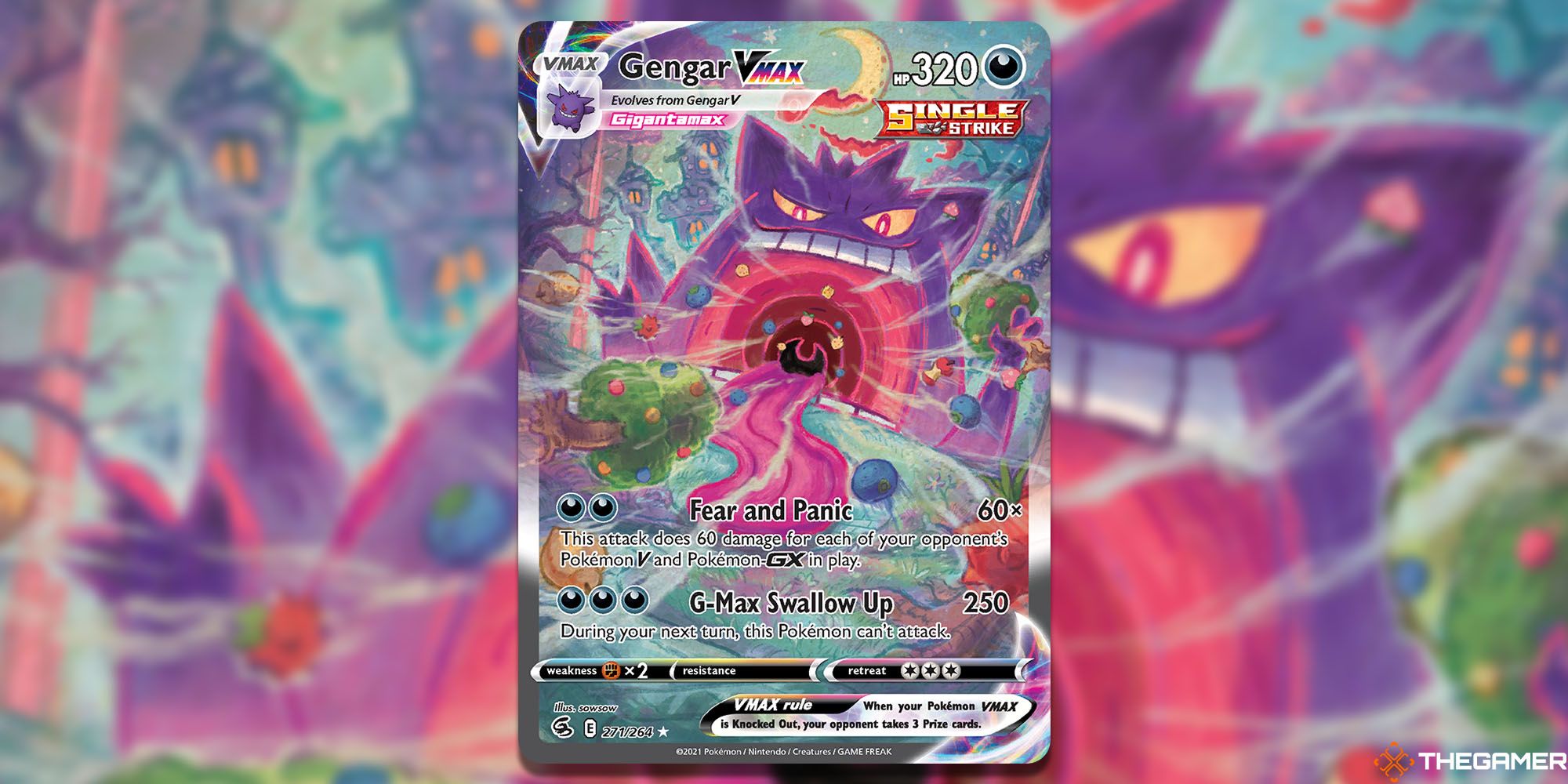 Gengar VMAX (Fusion Strike #271)
