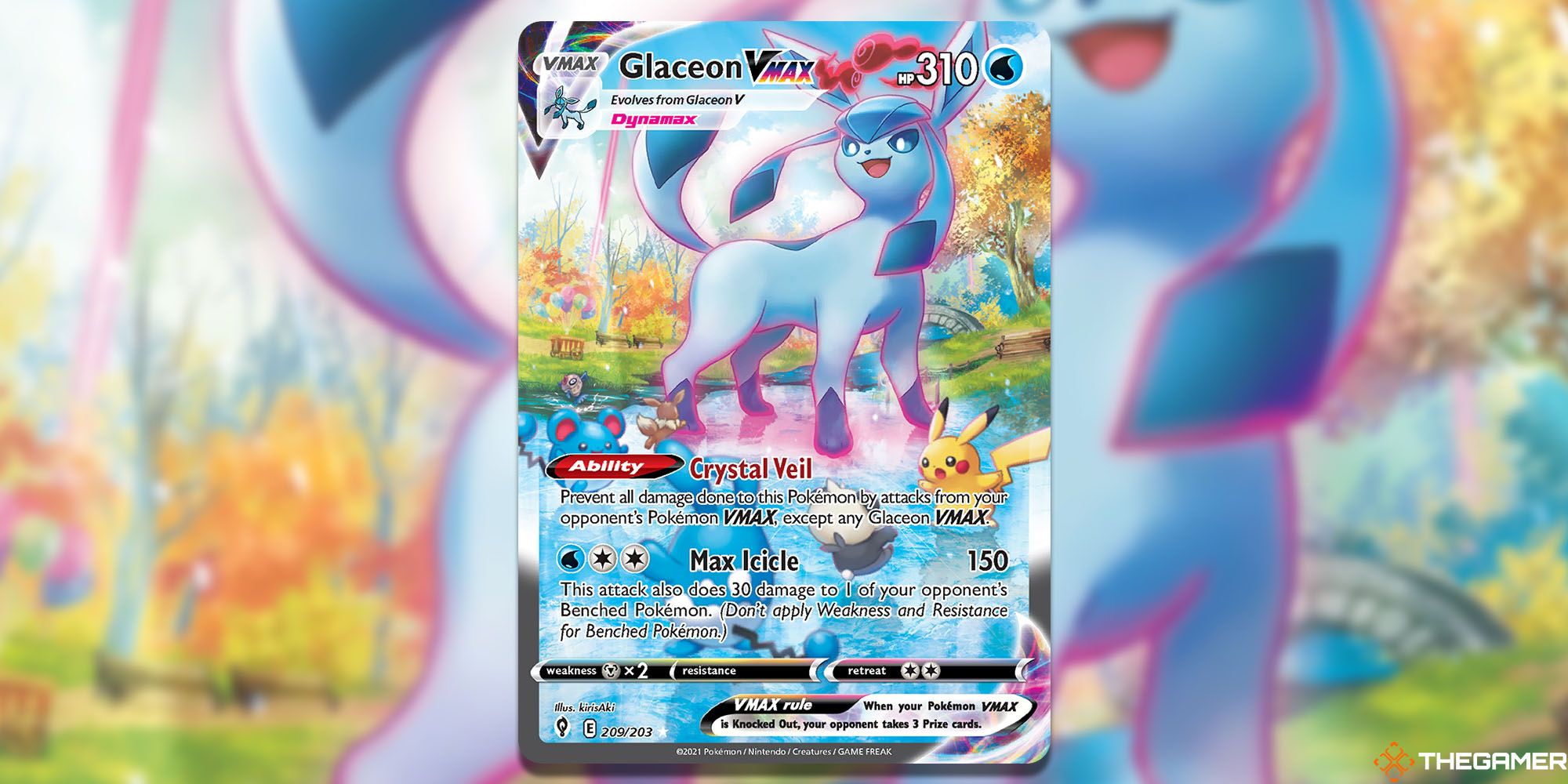 Glaceon VMAX (Evolving Skies #209)