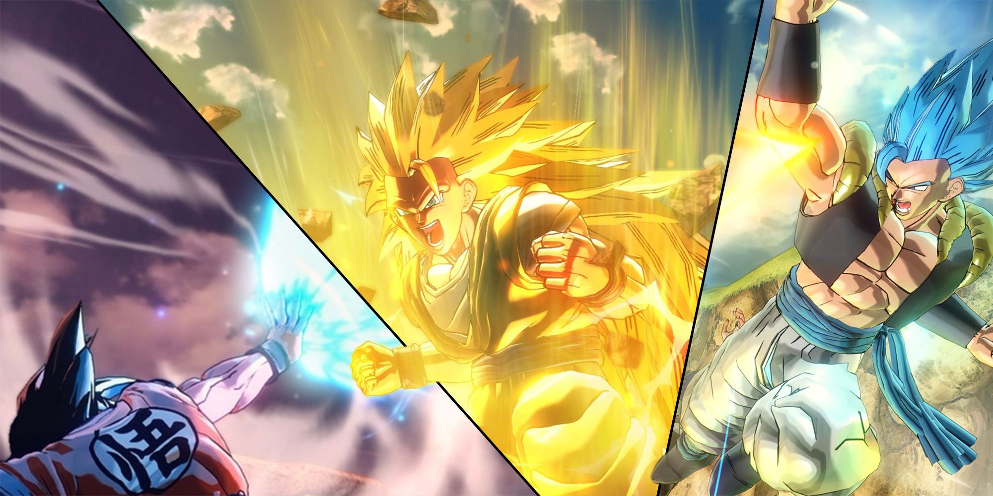 Goku and Gogeta Transformations