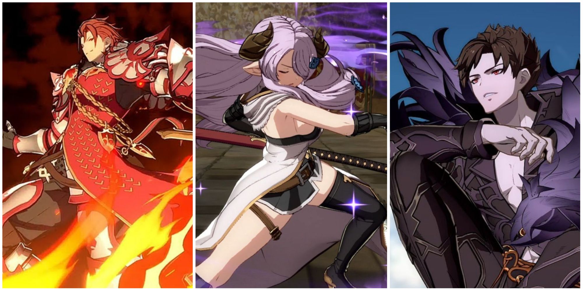 Granblue Fantasy Versus Best Characters Split Image Of Characters