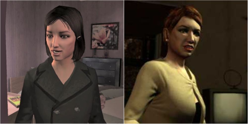 Grand theft auto 4 Split picture of Michelle and Kate