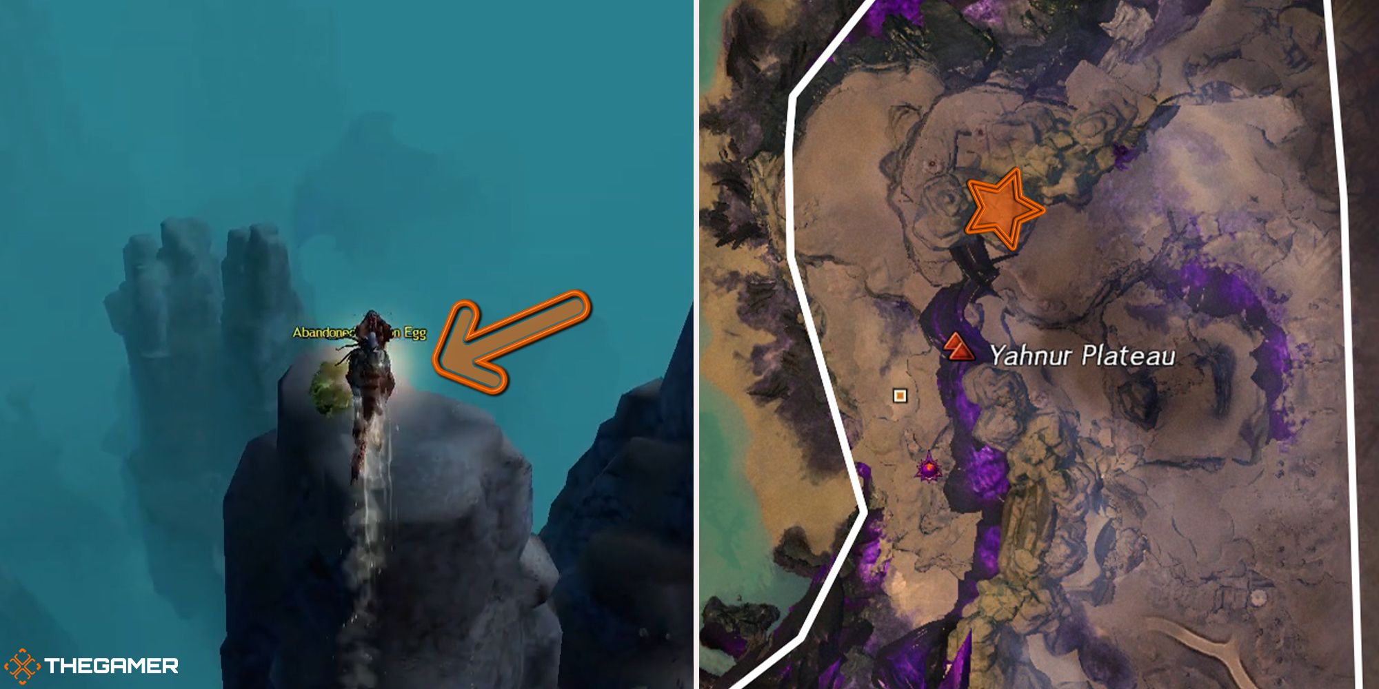Guild Wars 2 - location of the Cracked Vabbian Griffon Egg