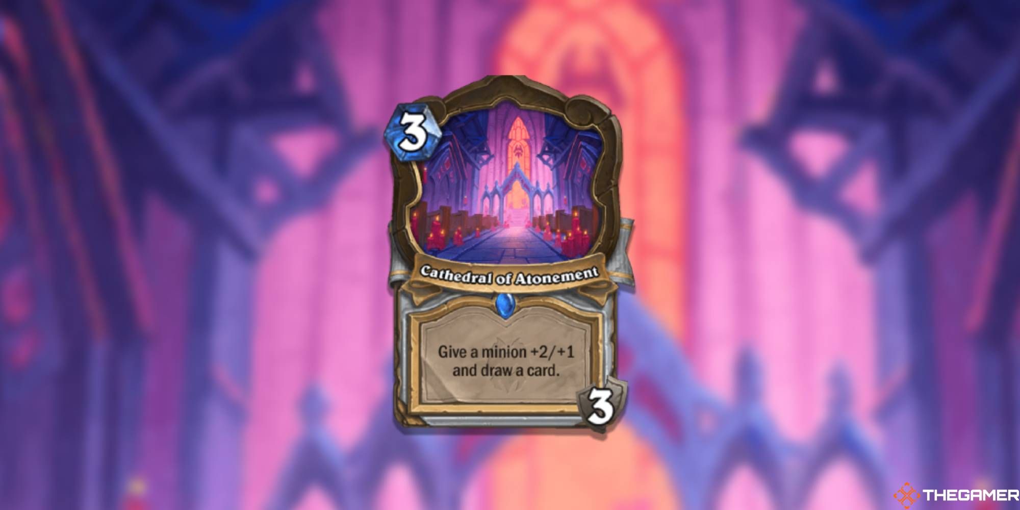 Hearthstone Wild Most Played Cathedral of Atonement draw card
