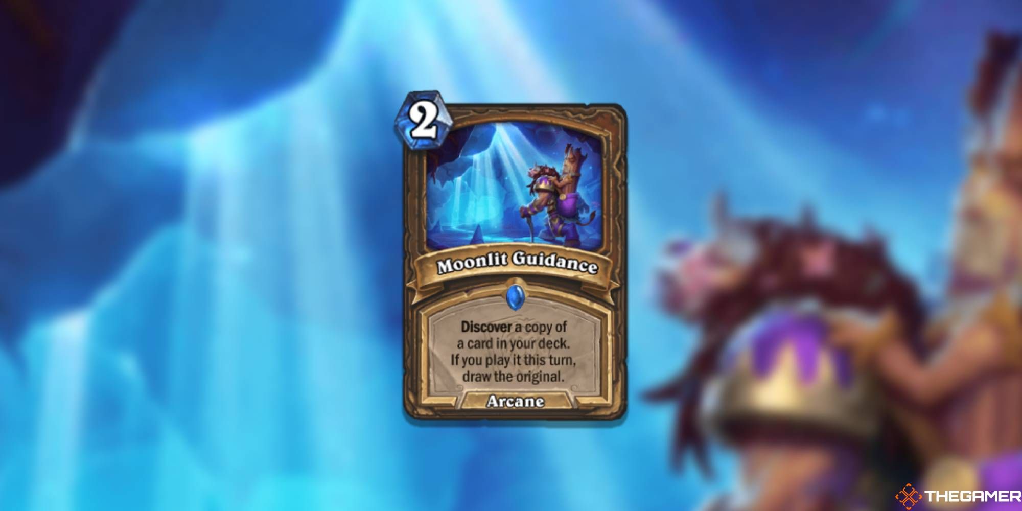Hearthstone Wild Cards Moonlit Guidance discover copy