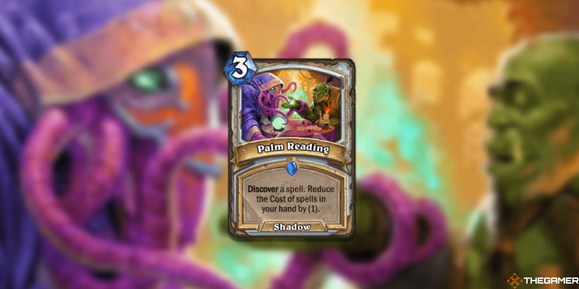 Hearthstone Wild Cards Palm Reading reduce cast