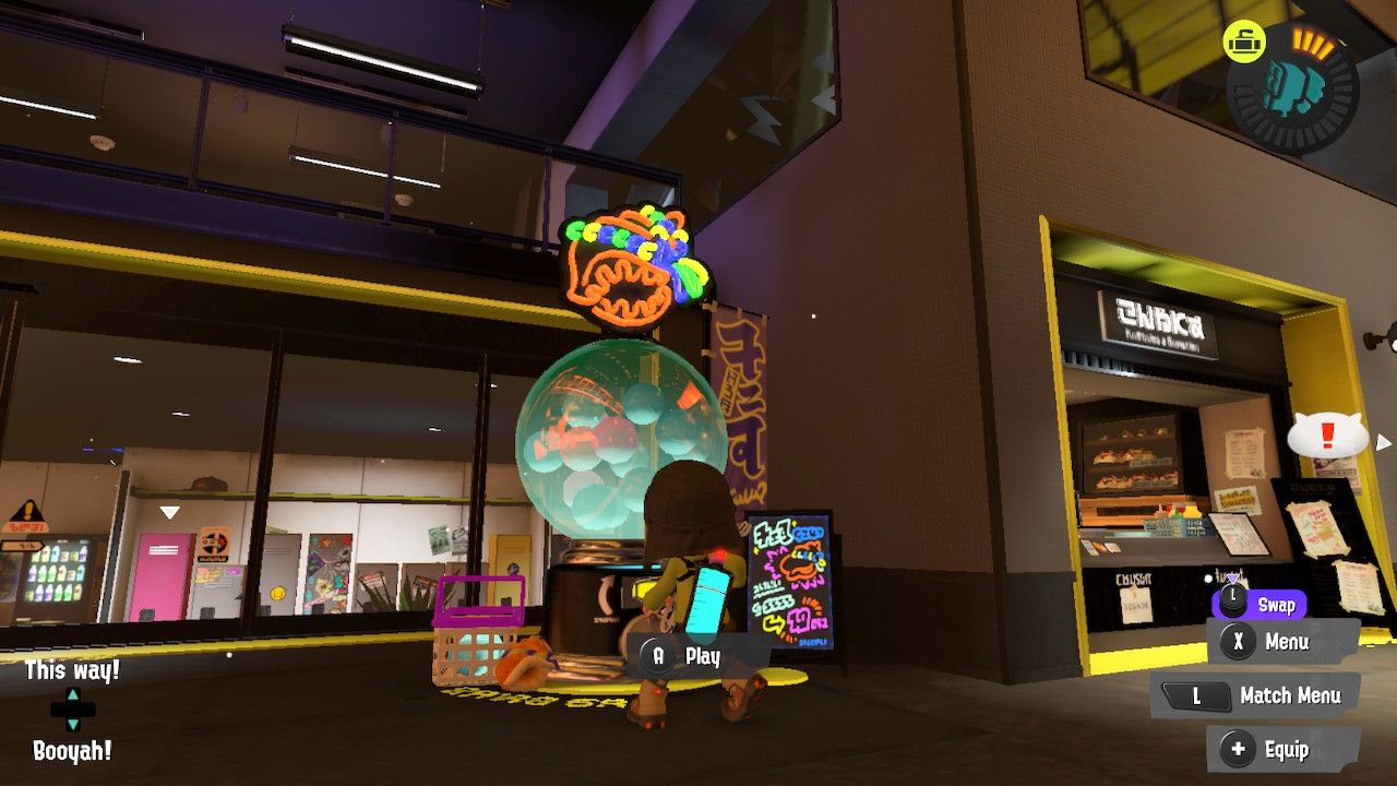 Splatoon 3 Gatcha machine