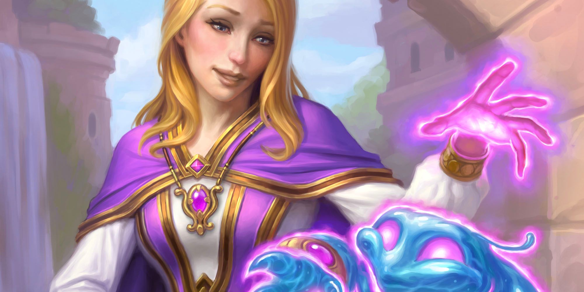 Jaina summoning an elemental