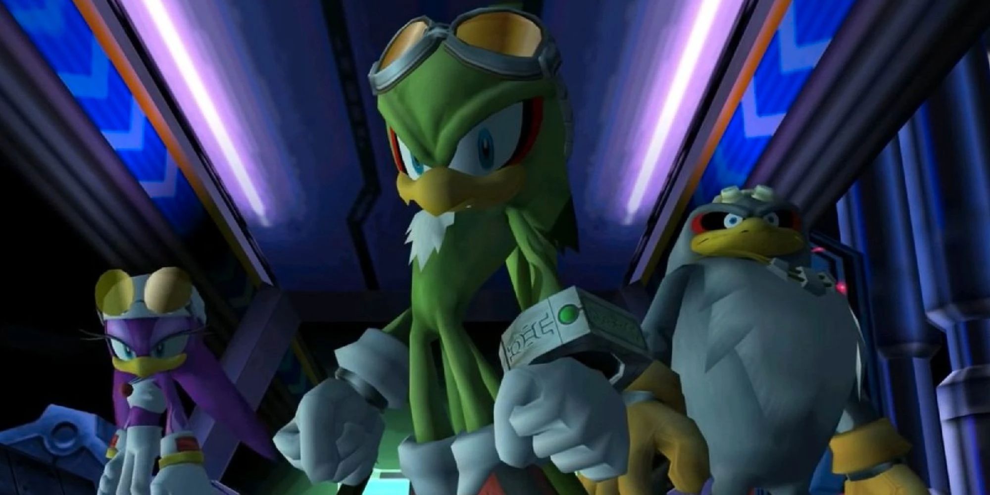 Jet the Hawk with Wave and Storm Sonic Riders