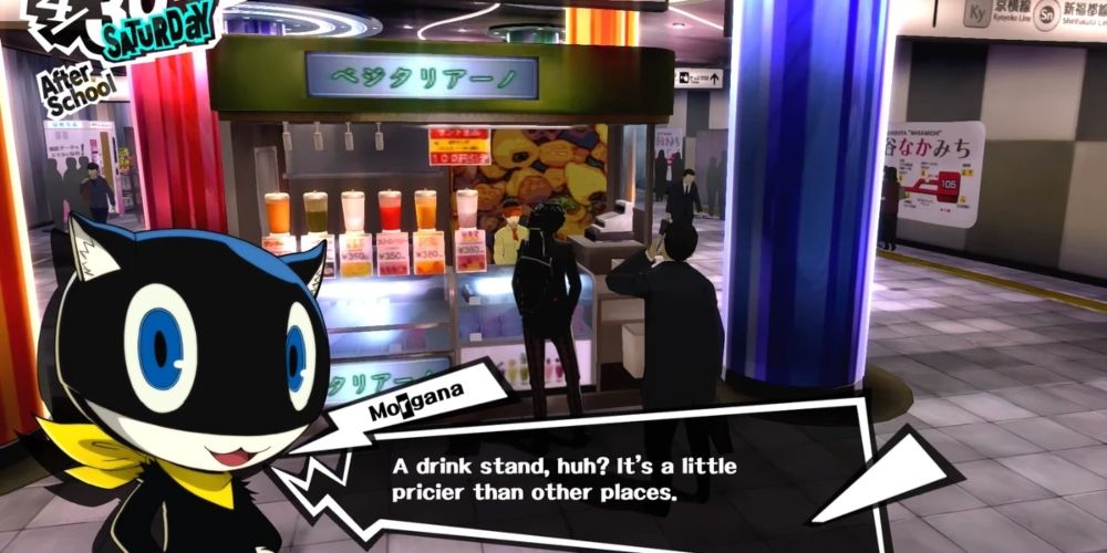 Joker At The Juice Stand In Persona 5 Royal