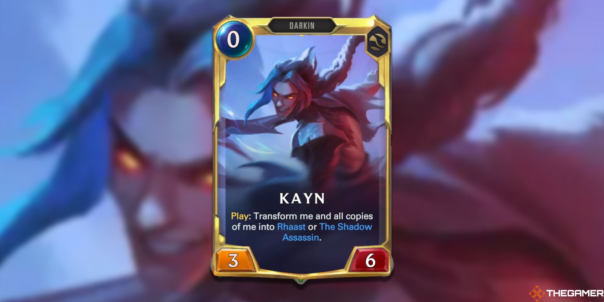 Legends of Runeterra Kayn evolution choice card