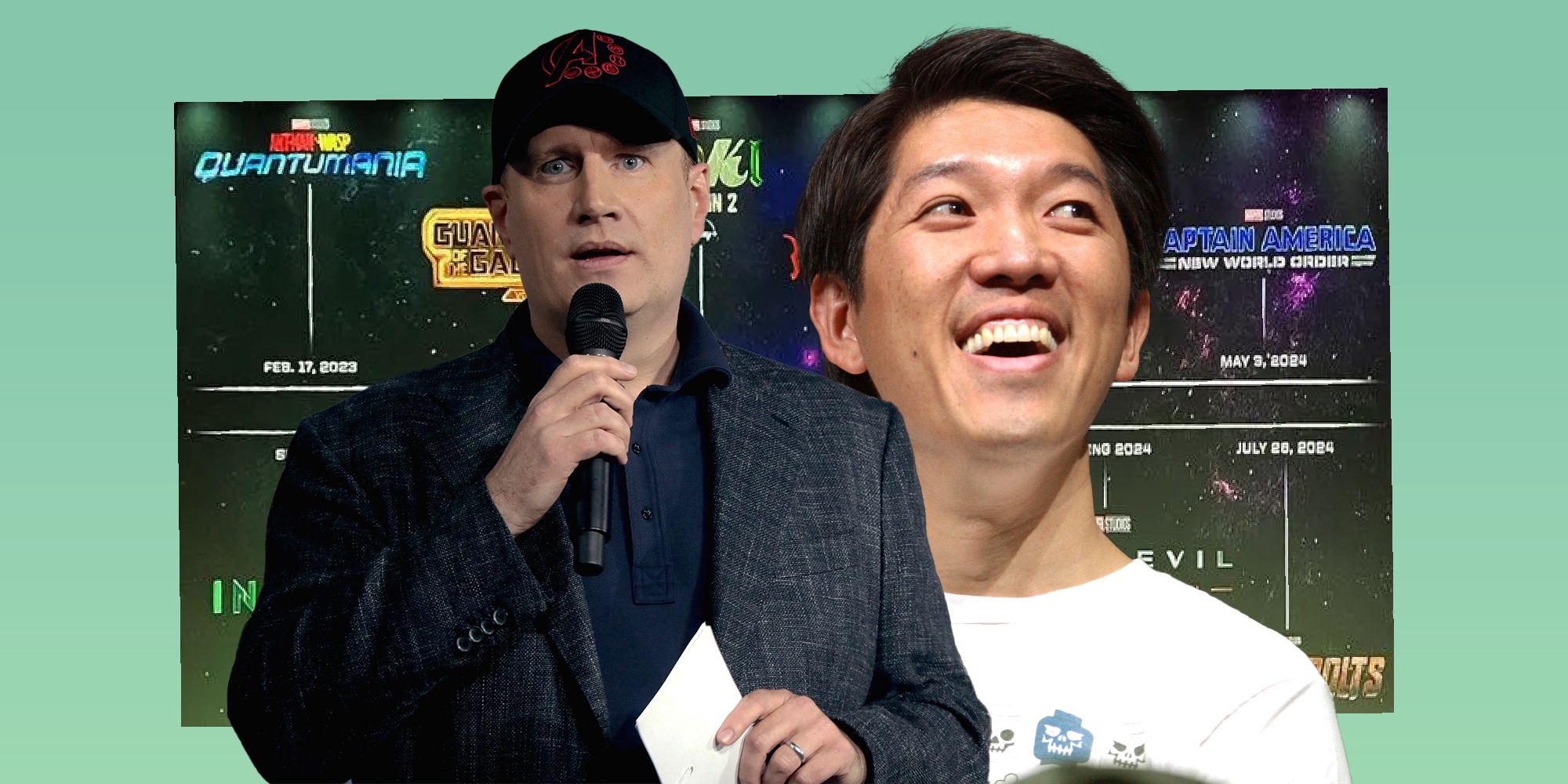 Kevin Feige and Dan Lin