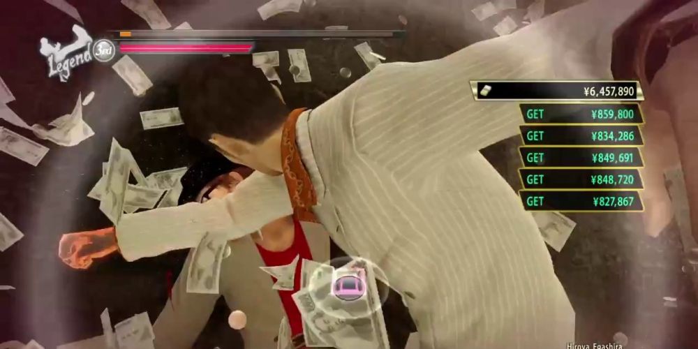 “Ryu ga Gotoku 0” Kiryu defeats Mr. Shakedown in Legend Style