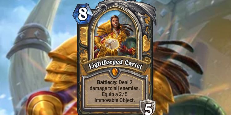 Hearthstone Lightforged Cariel Card