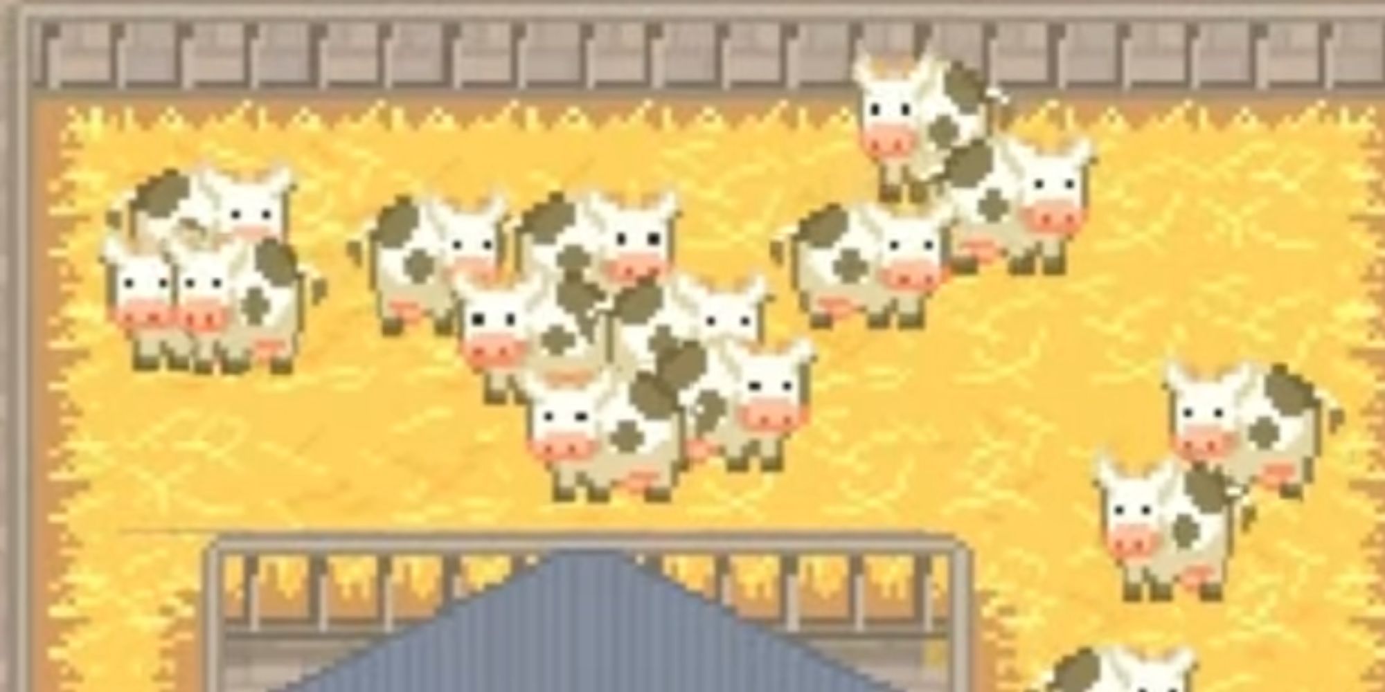 Let's Build A Zoo Many Cows In An Enclosure Together