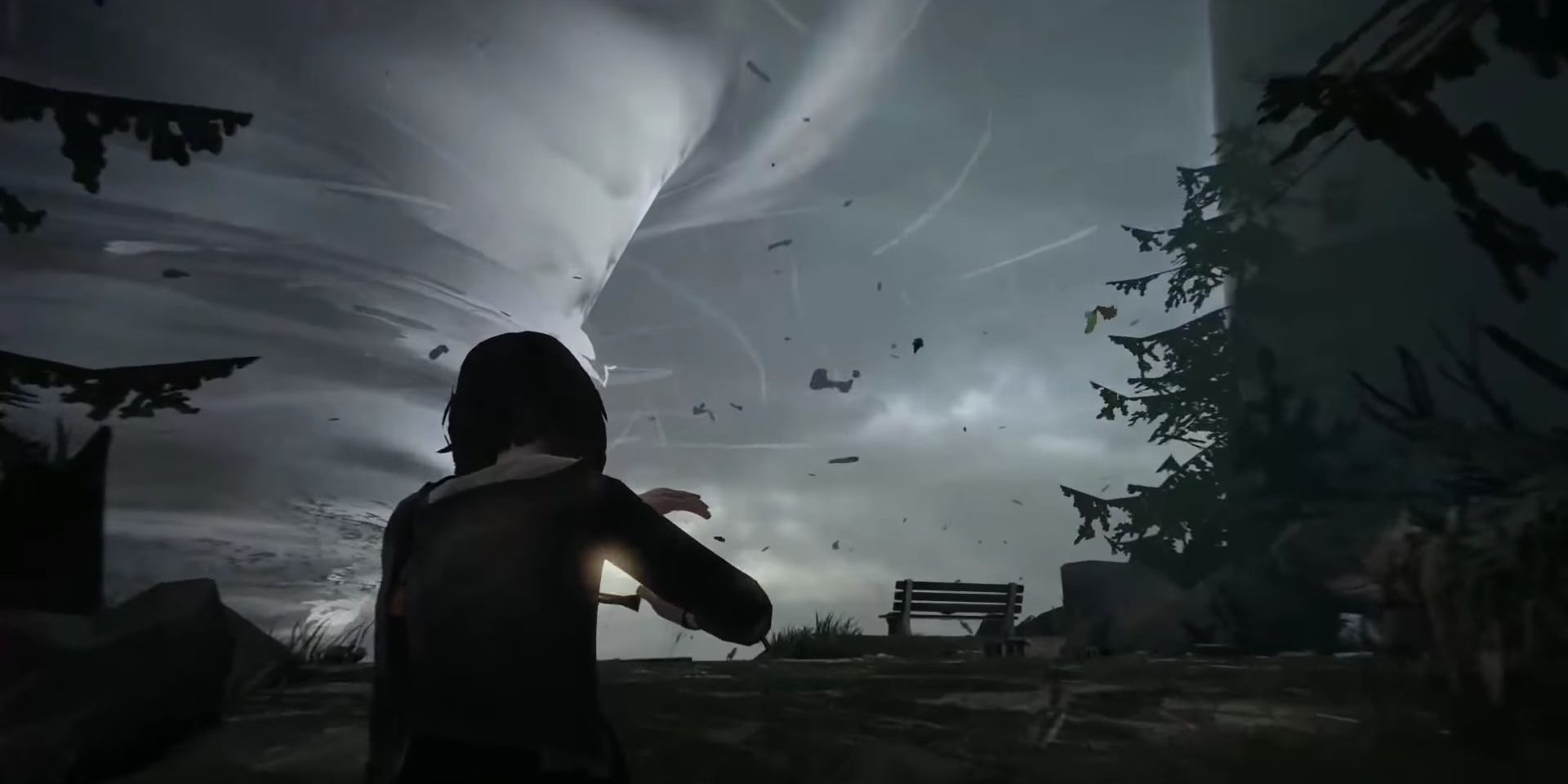 Max's early dream of the storm coming to Arcadia Bay in Life Is Strange.
