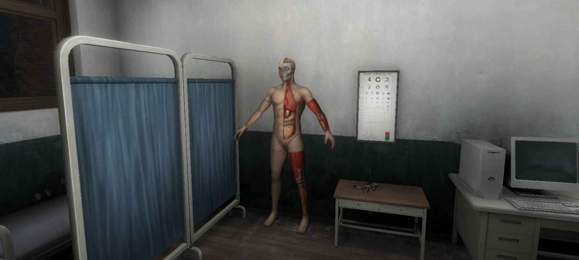 A Mannequin at the Nurse's Office from White Day: A Labyrinth Named School