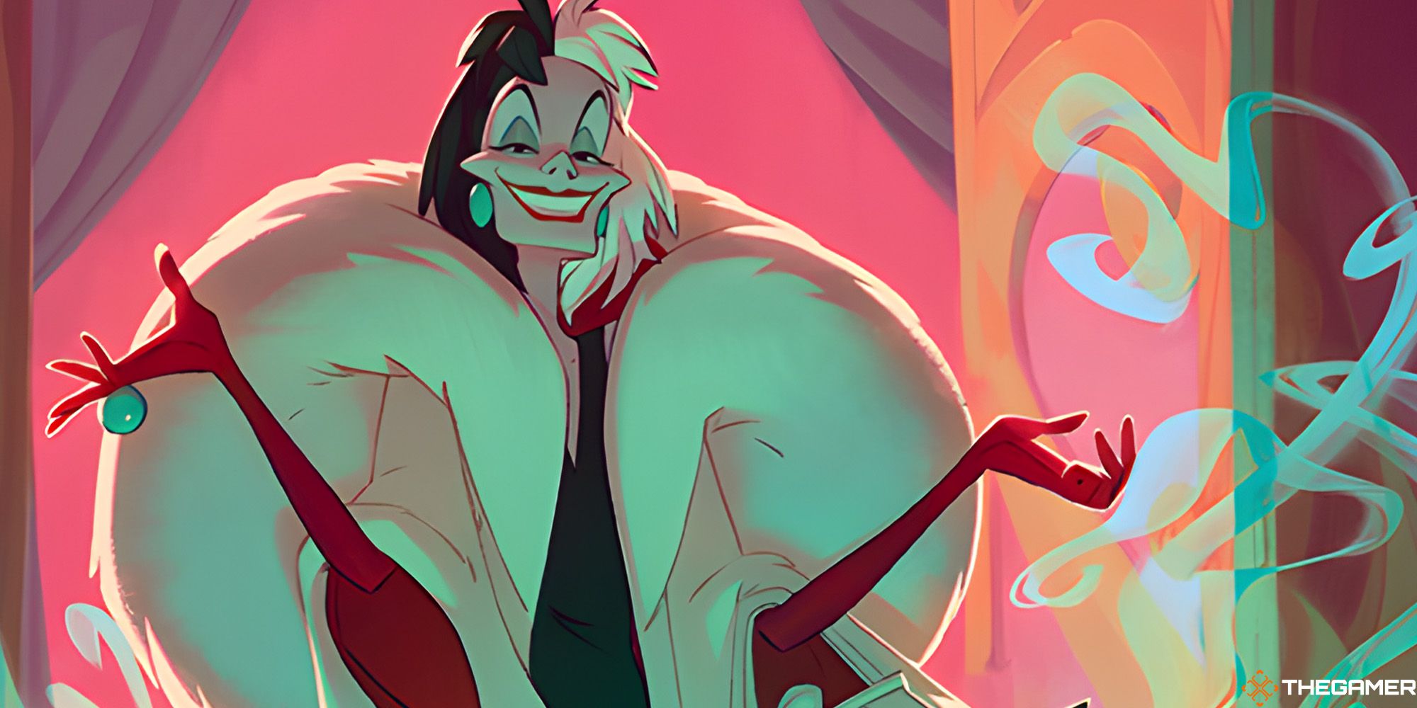 Cruella De Vil in Lorcana.