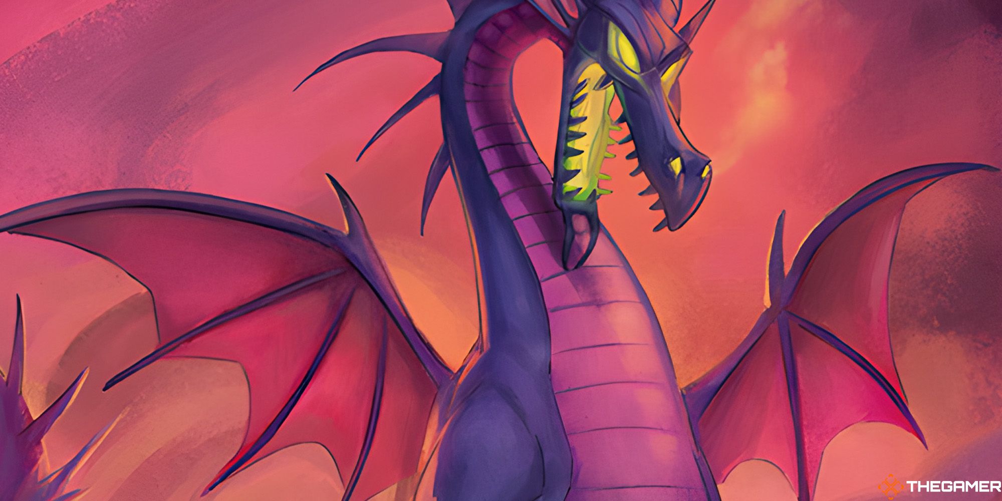 Maleficent's dragon form in Lorcana.