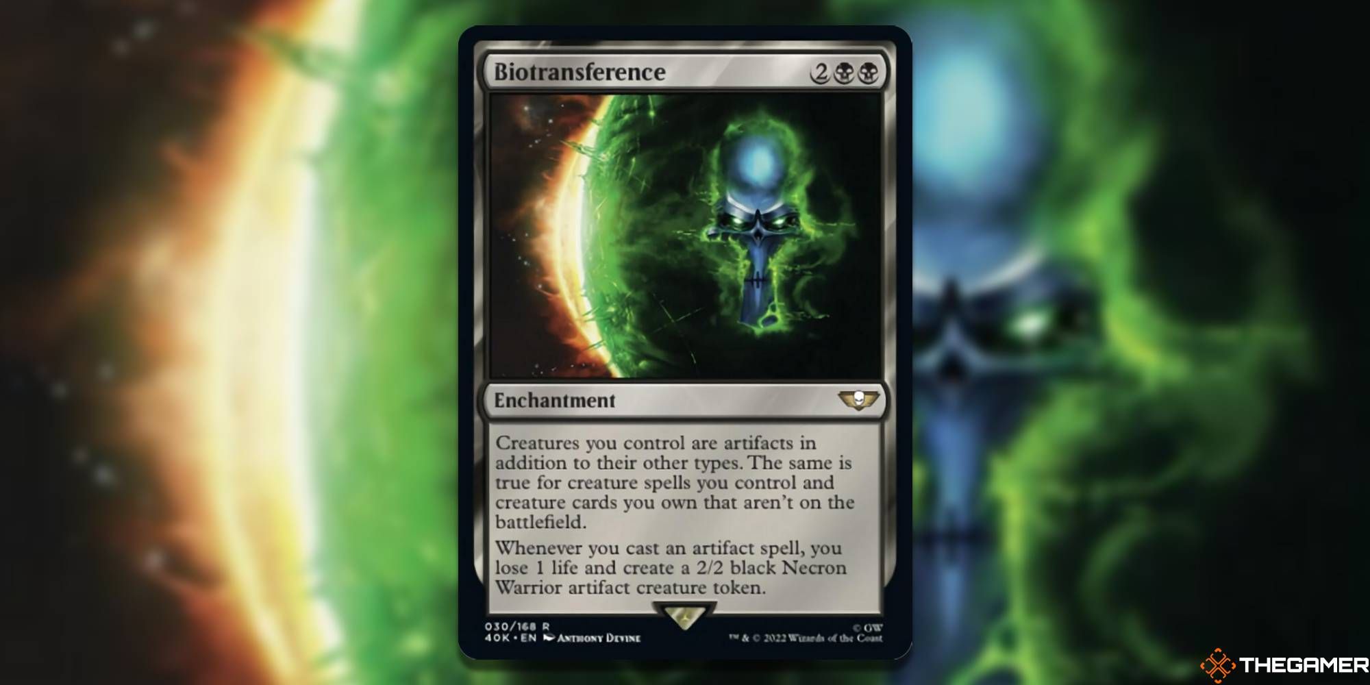 MTG Top Warhammer 40,000 Commander Enchantments Biotransference