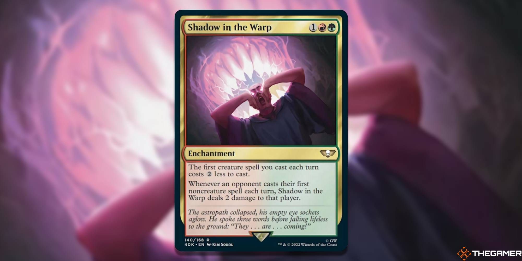 MTG Top Warhammer 40,000 Commander Enchantments Shadow in the Warp