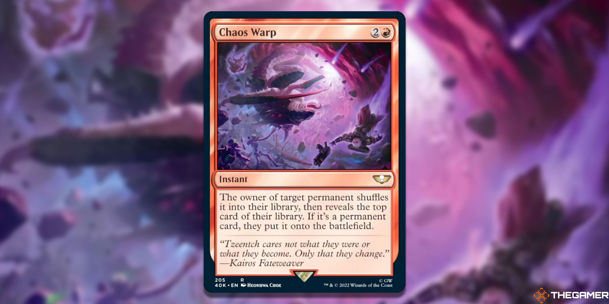 Magic the Gathering Warhammer 40000 Chaos Warp