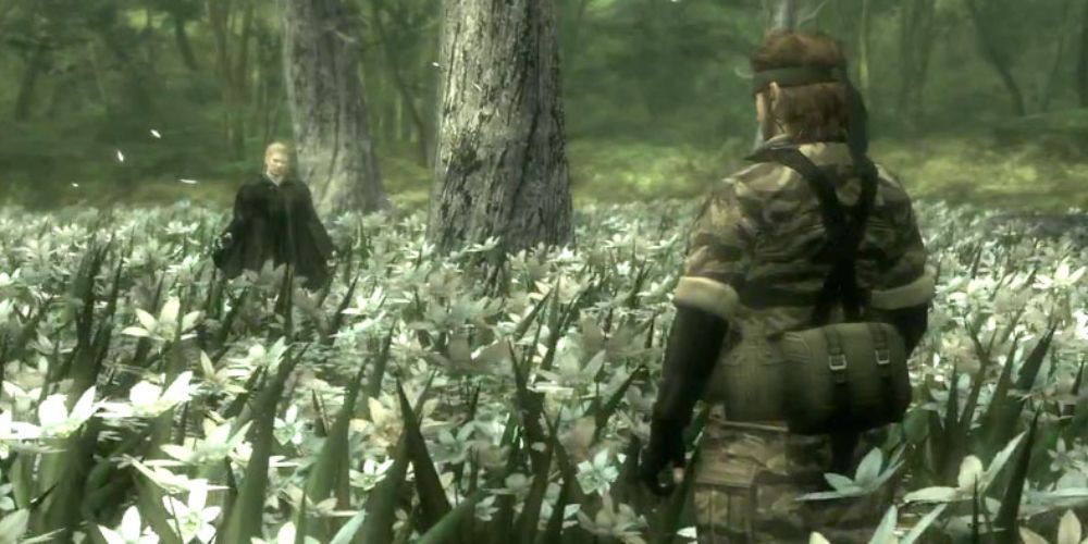 Metal Gear Solid 3 Screenshot Of Snake And The Boss