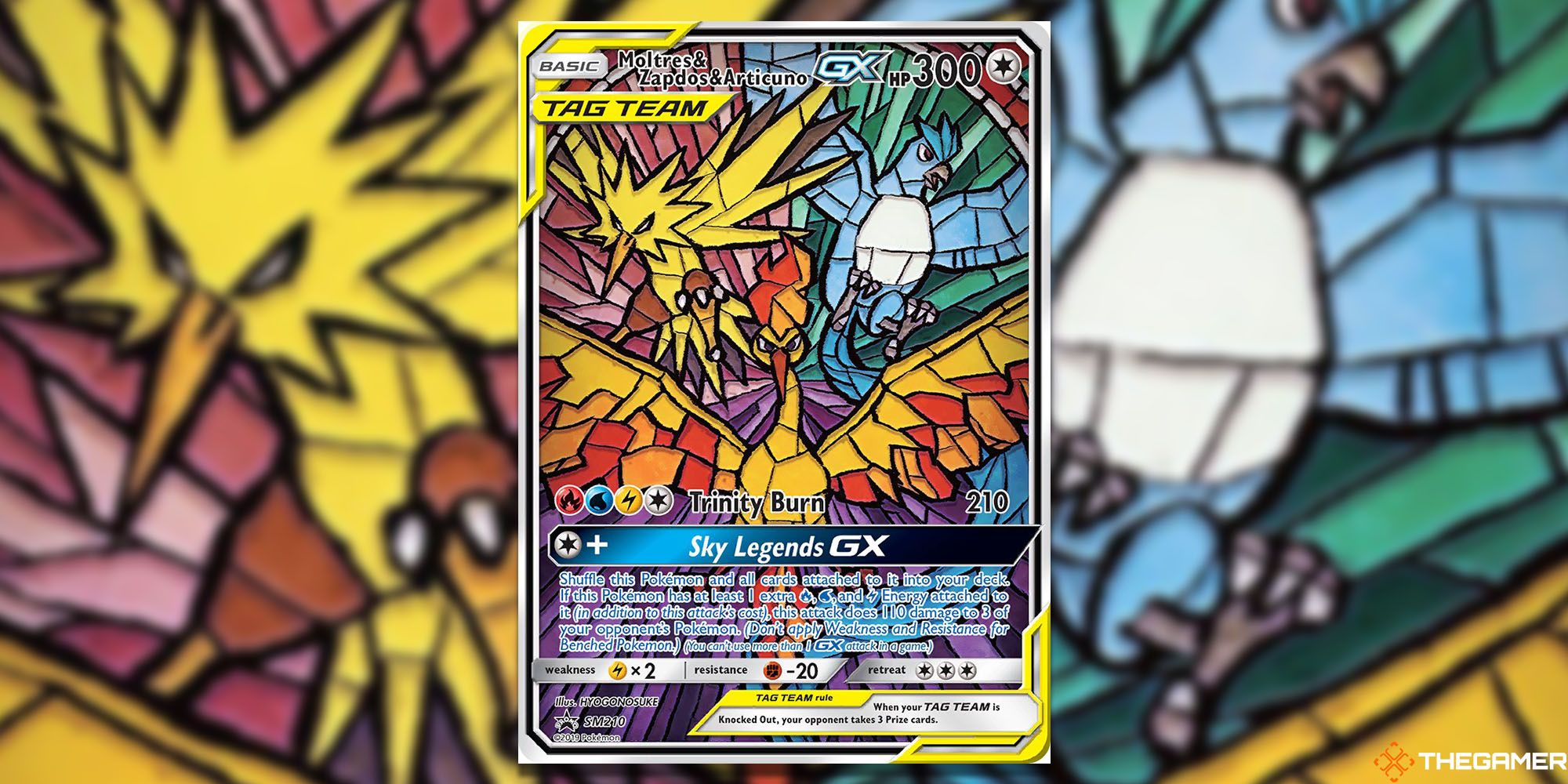 Moltres & Zapdos & Articuno-GX (Sun & Moon Promos #SM210)